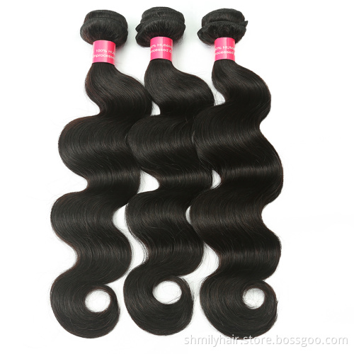 Malaysian Hair Bundles Human Hair 100,Body Wave Hair Extensions Cutical Aligned Virgin Wholesale Vendor In China